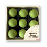 Nine Caramel Filled Chocolate Tennis Balls